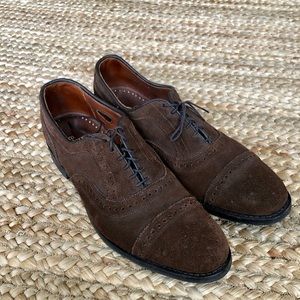 Allen Edmonds Strand Suede Oxford , Size 10.5